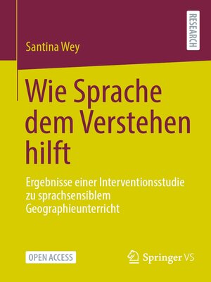 cover image of Wie Sprache dem Verstehen hilft